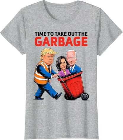 Funny Garbage for Trump 2024 - Time To Take Out The Garbage T-Shirt