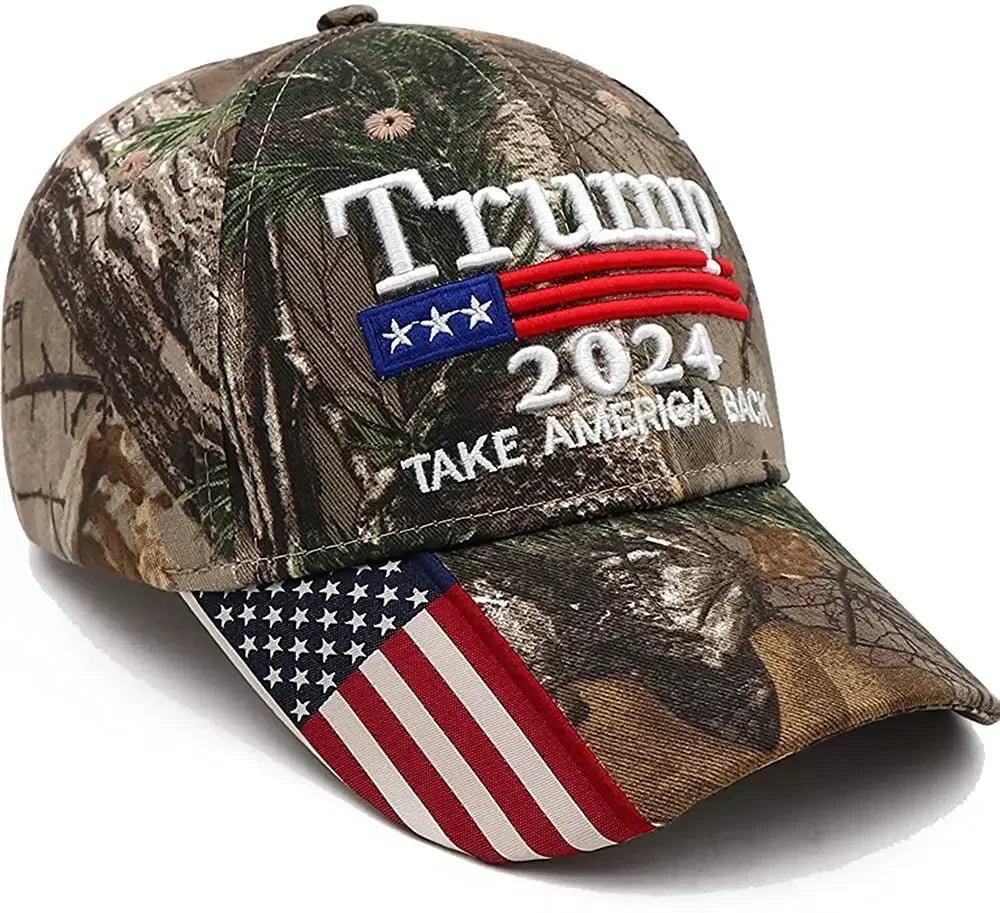 Trump 2024 Hat – Donald Trump ‘Take America Back’ MAGA USA Embroidered Adjustable Baseball Cap