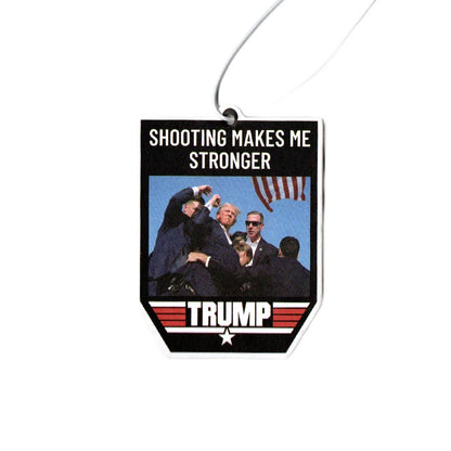 Funny Donald Trump Car Air Freshener – Hanging Rearview Mirror Perfume Absorber, JDM Auto Accessories, Solid Paper Freshener