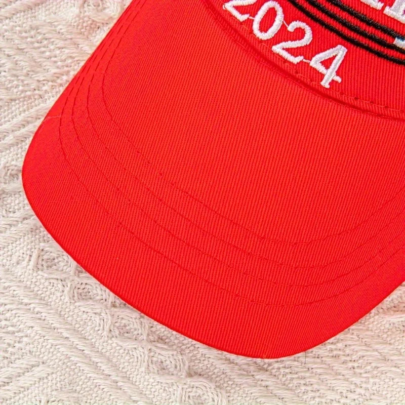 2024 Make America Great Again Trump Baseball Cap – Adjustable GOP Hat with Visor, Patriotic President Trump Hat