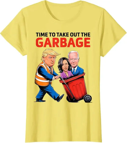 Funny Garbage for Trump 2024 - Time To Take Out The Garbage T-Shirt