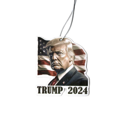 Funny Donald Trump Car Air Freshener – Hanging Rearview Mirror Perfume Absorber, JDM Auto Accessories, Solid Paper Freshener