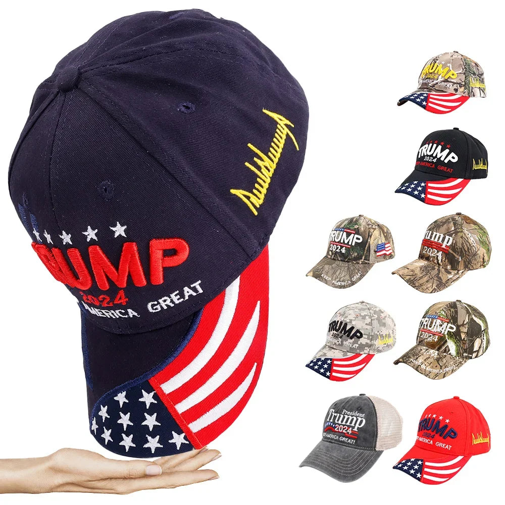 Trump 2024 Hat – Donald Trump ‘Take America Back’ MAGA USA Embroidered Adjustable Baseball Cap