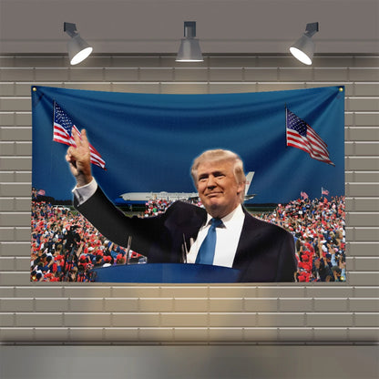 3x5 Ft T-Trump's-Pes Flag – Still Fighting Make America Great Again Trump Flag for Room or Garage Decor