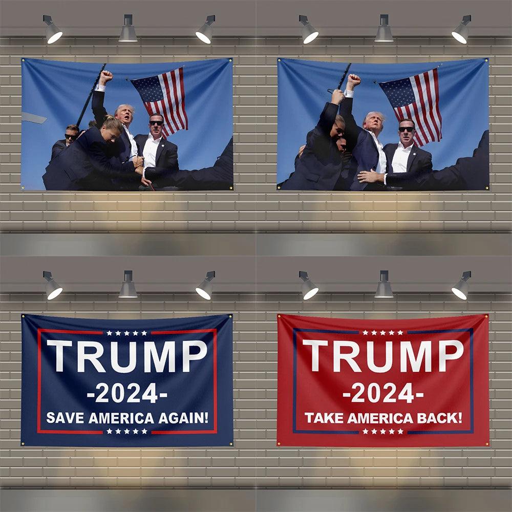 3x5 Ft T-Trump's-Pes Flag – Still Fighting Make America Great Again Trump Flag for Room or Garage Decor