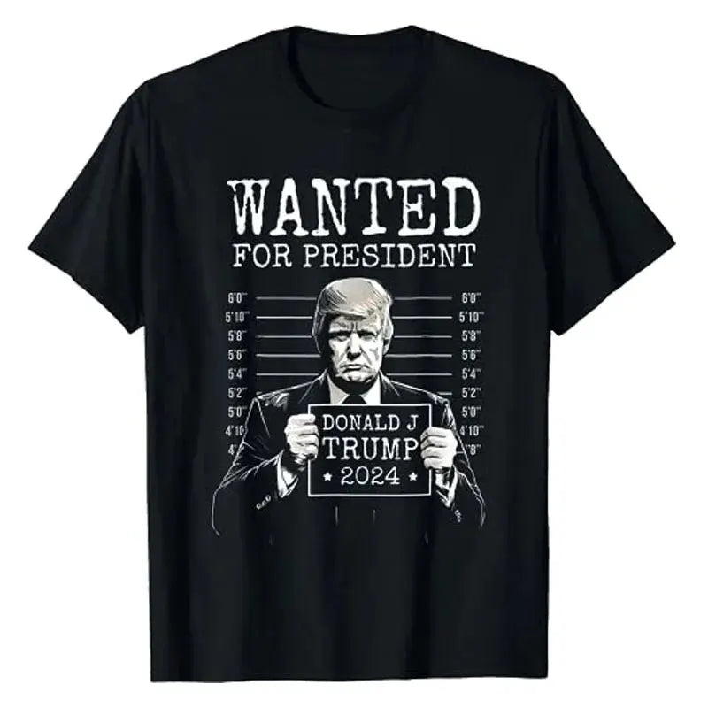 2024 Donald Trump President America T-shirt - Casual USA Leisure Print Tee