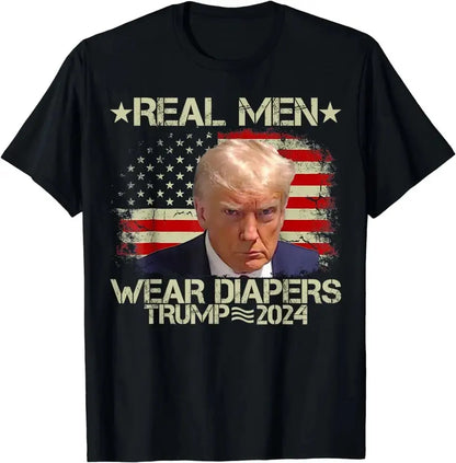 2024 Donald Trump President America T-shirt - Casual USA Leisure Print Tee