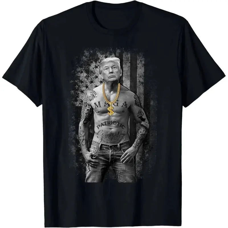 2024 Donald Trump President America T-shirt - Casual USA Leisure Print Tee