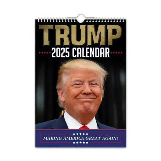 2025 Funny Trump Wall Calendar - Monthly Planner with Humorous Trump Images